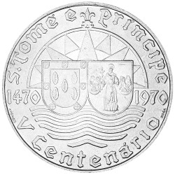 50 Escudos Argent Sao Tomé...