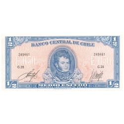 1/2 Escudo Chili 1962