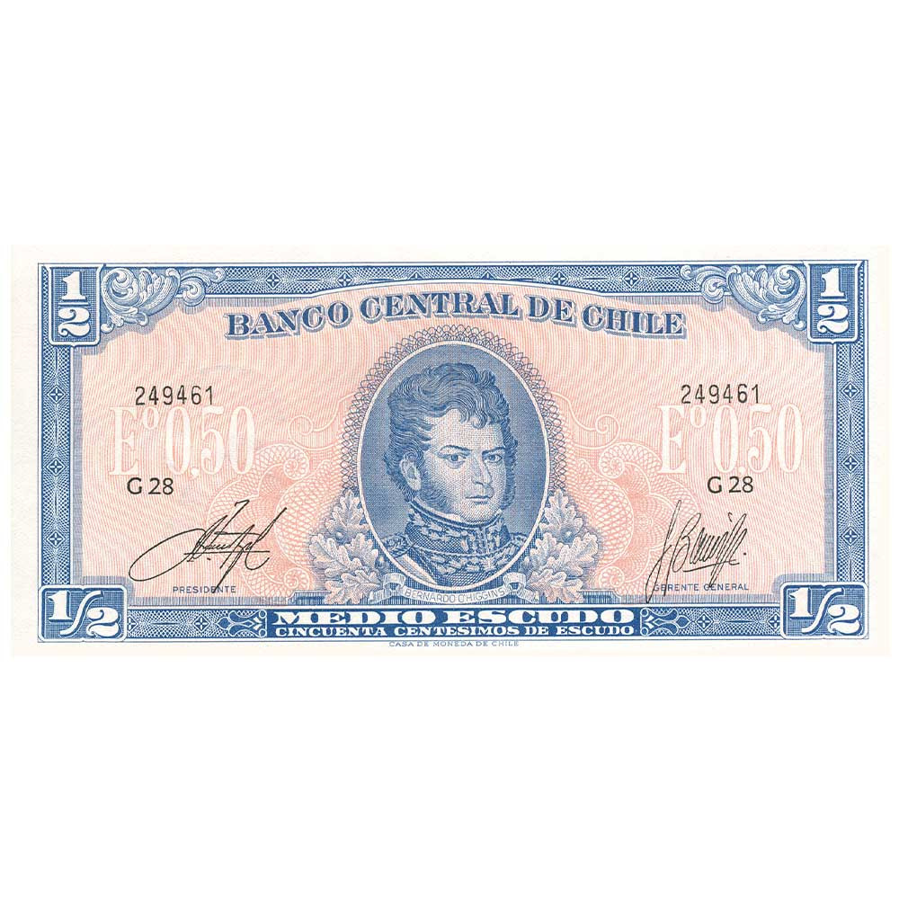 1/2 Escudo Chili 1962