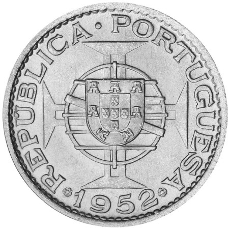 20 Escudos Argent Angola 1952-1955 - République portugaise