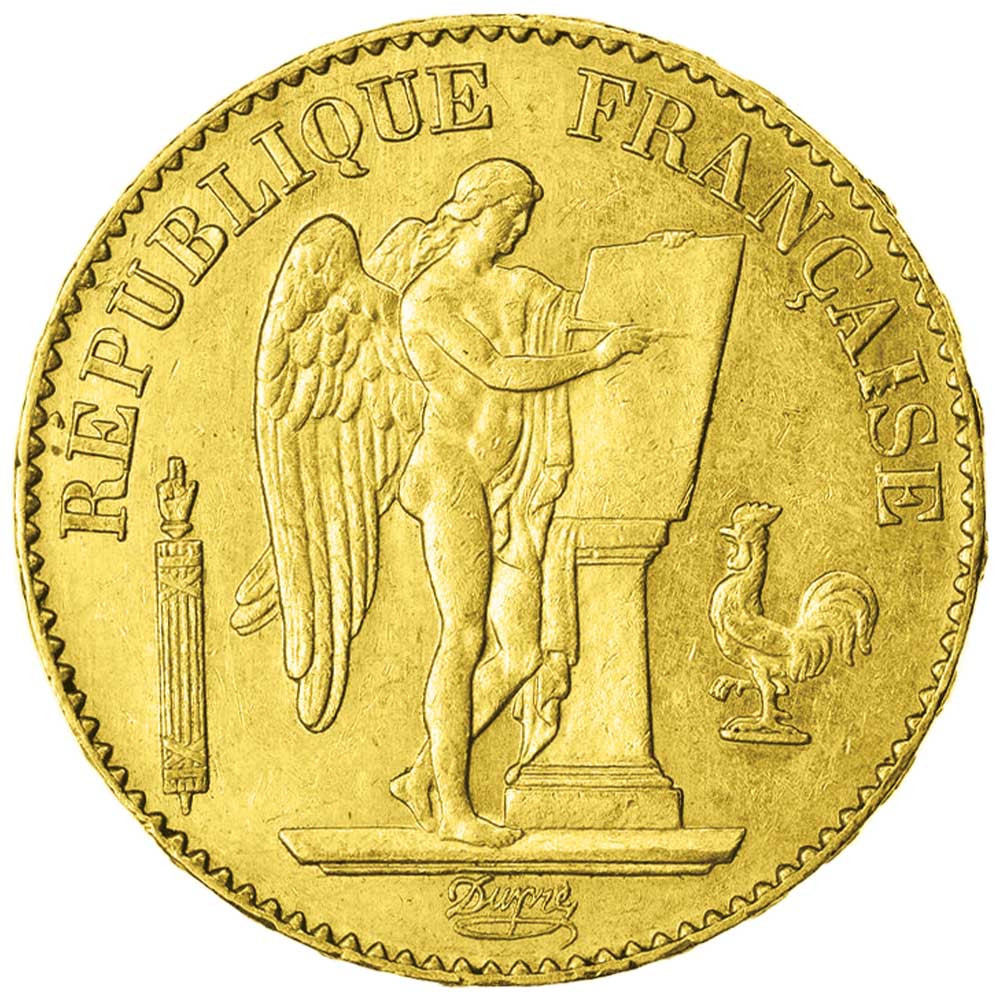 20 Francs Or Génie 1896 A - Différent Faisceau