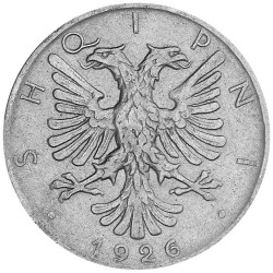 1/2 Lek Albanie 1926