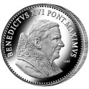 Pièce de collection - Benoit XVI - Lourdes 2008