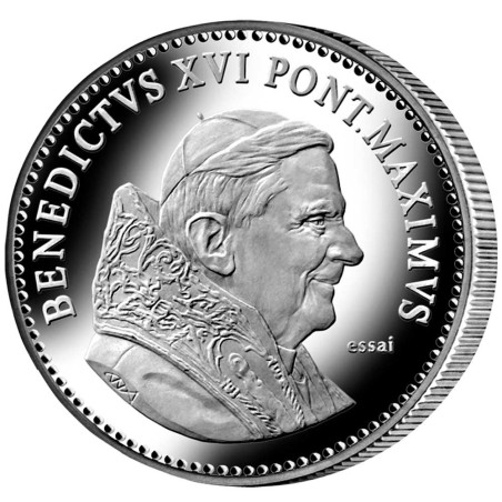 Pièce de collection - Benoit XVI - Lourdes 2008