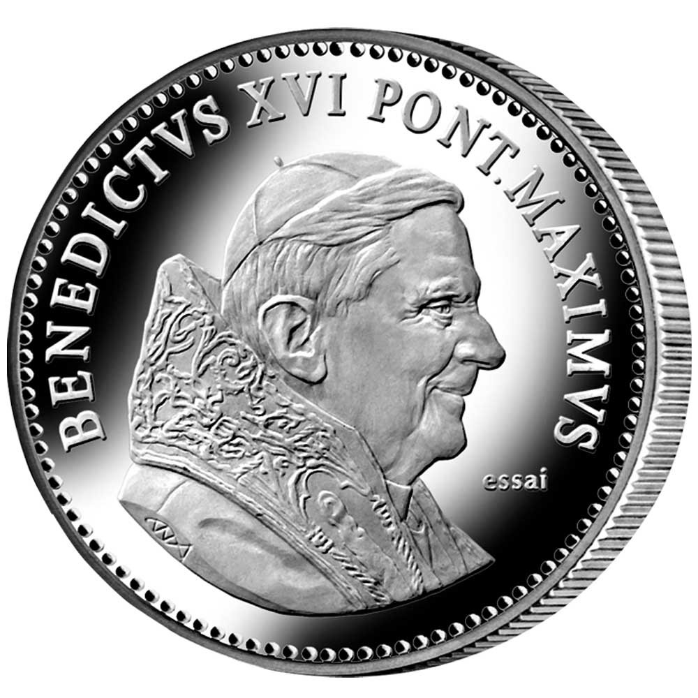 Pièce de collection - Benoit XVI - Lourdes 2008
