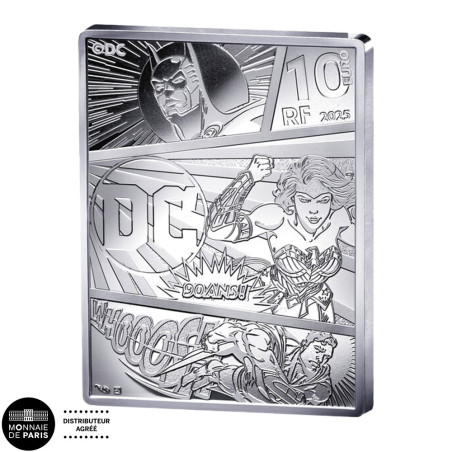 10 Euro Argent France BE 2025 colorisées - Batman