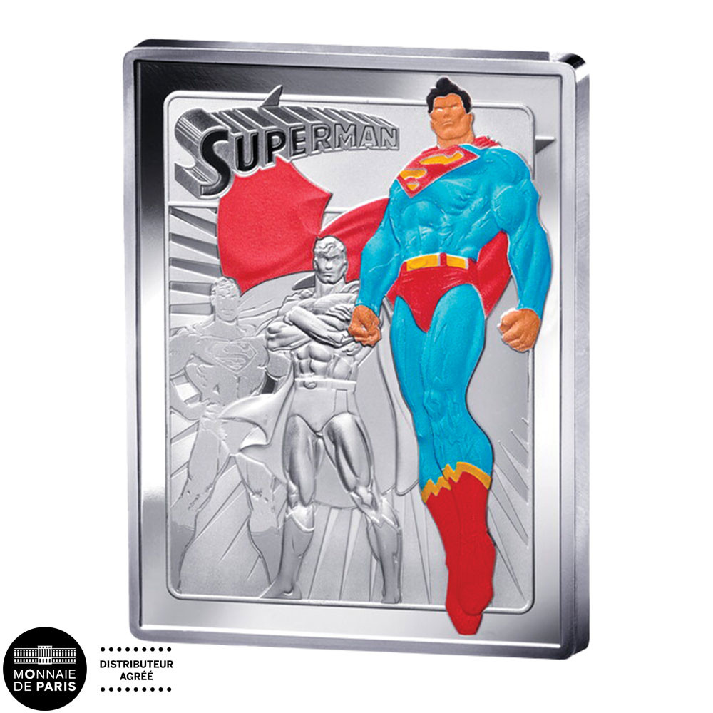 10 Euro Argent France BE 2025 colorisées - Superman