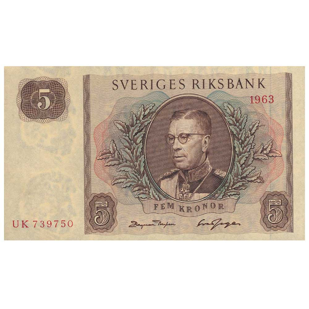 5 Kronor Suède 1962-1963
