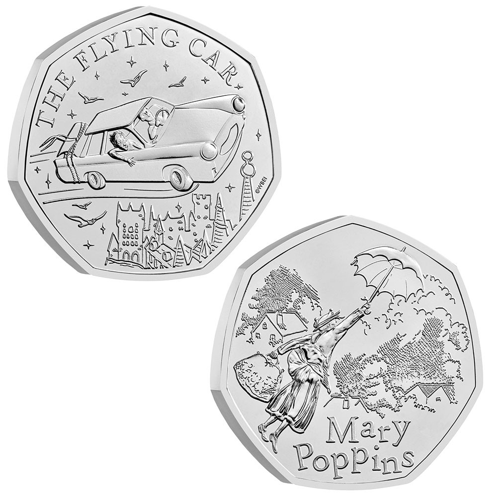 Lot 2 x 0,5 Livres Royaume-Uni BU 2025