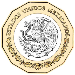 20 Pesos Mexique 2019 -...