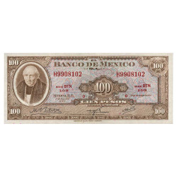 100 Pesos Mexique 1972