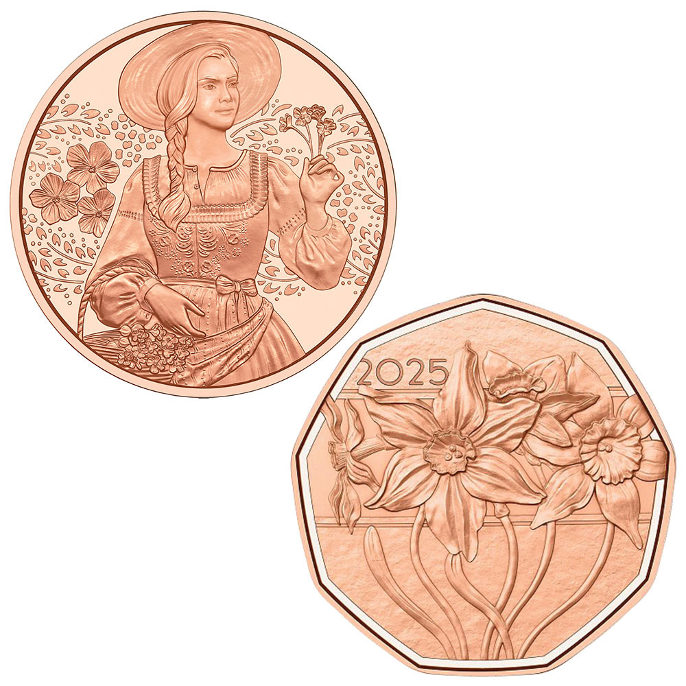 Lot 10 Euro et 5 Euro Autriche 2025