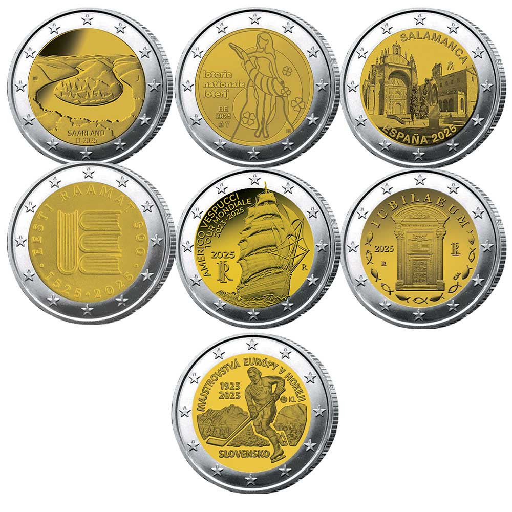 Lot 7 x 2 Euro 2025