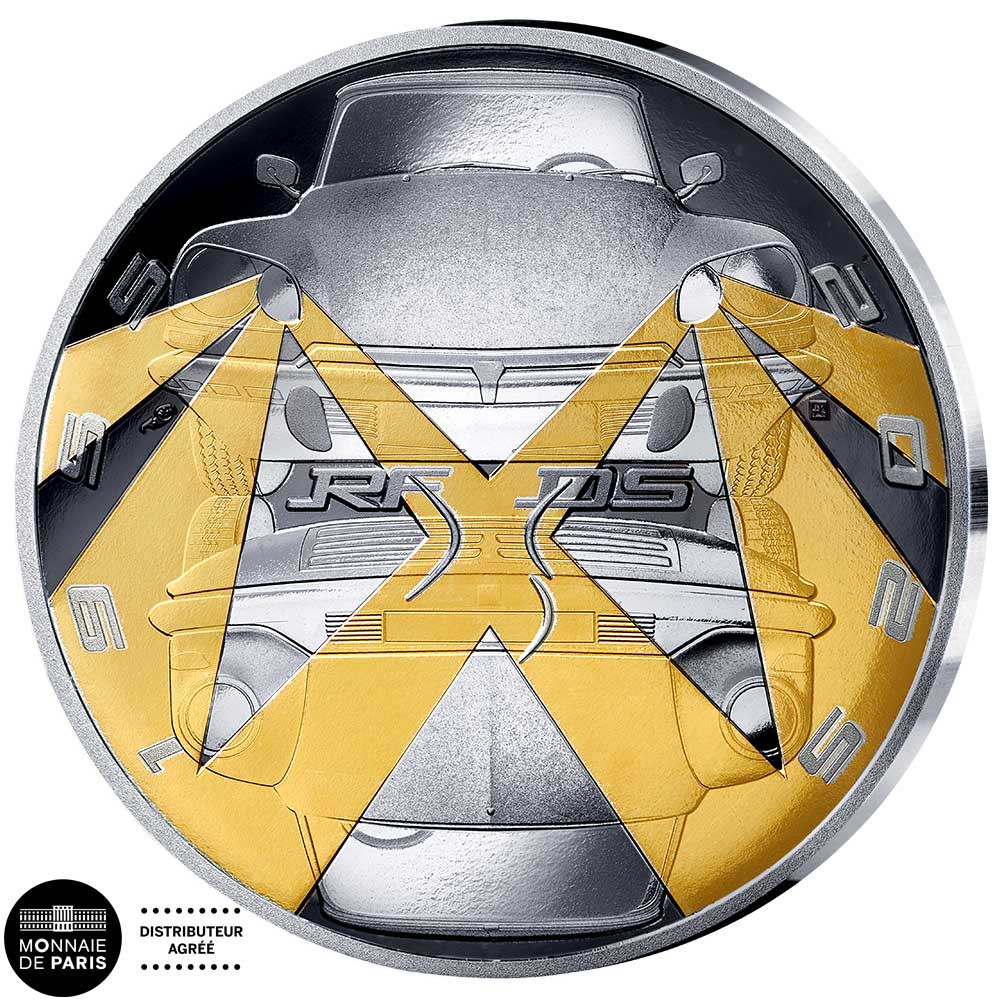 10 Euro Argent France BE 2025 colorisée - 70 ans de la DS