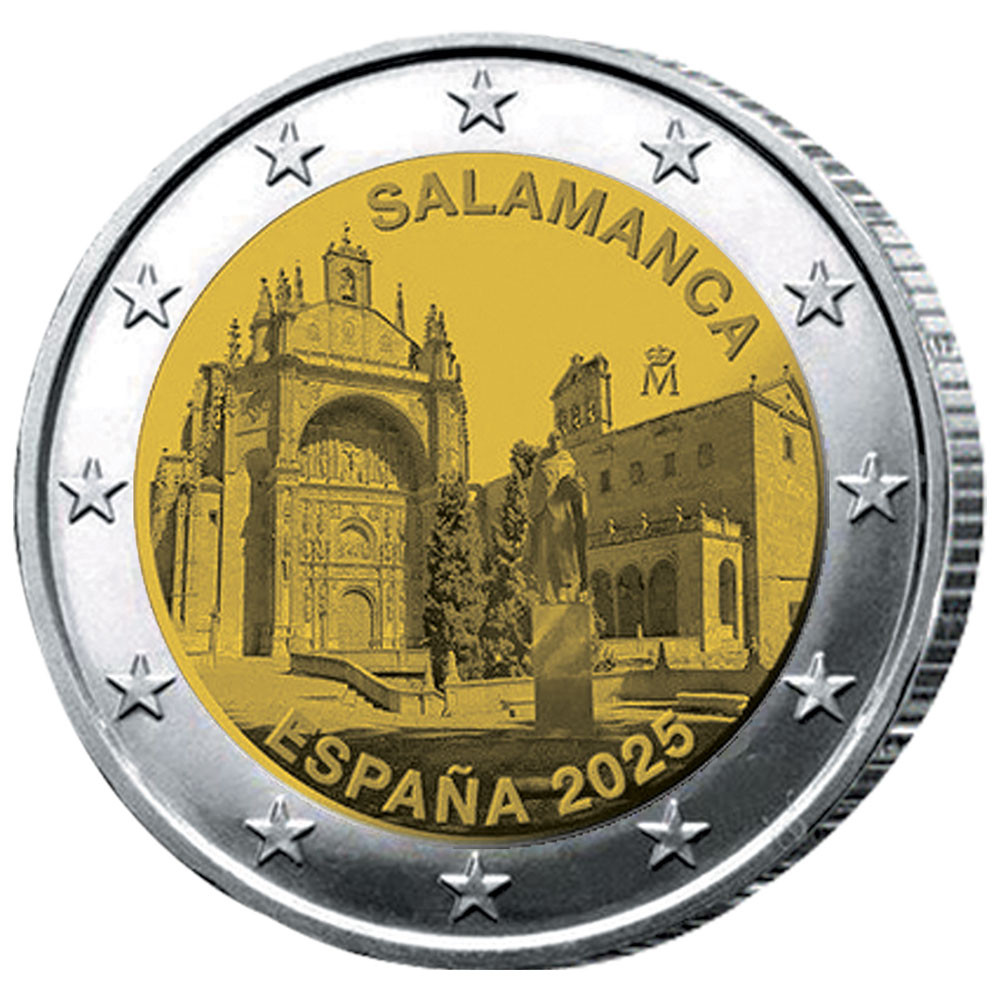 2 Euro Espagne BE 2025 - Salamanque