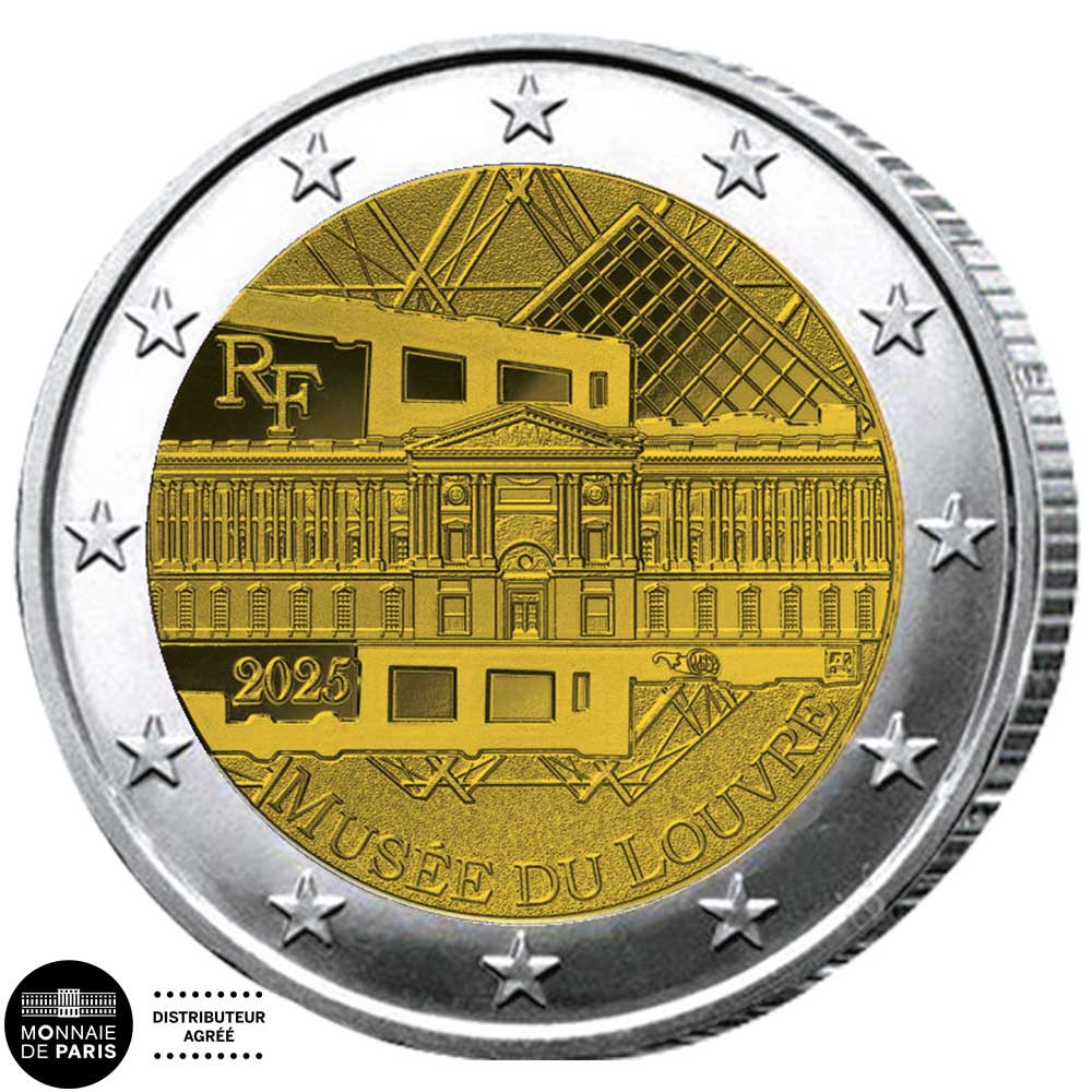 2 Euro France BU 2025 - Louvre