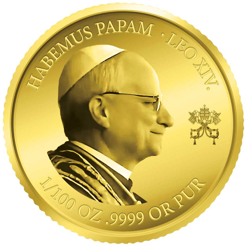 3000 Francs CFA Or BE 2025 - Pape Léon XIV