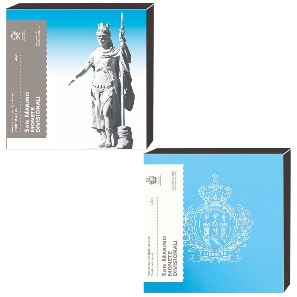 Lot des 2 Série Saint-Marin BU 2024-2025