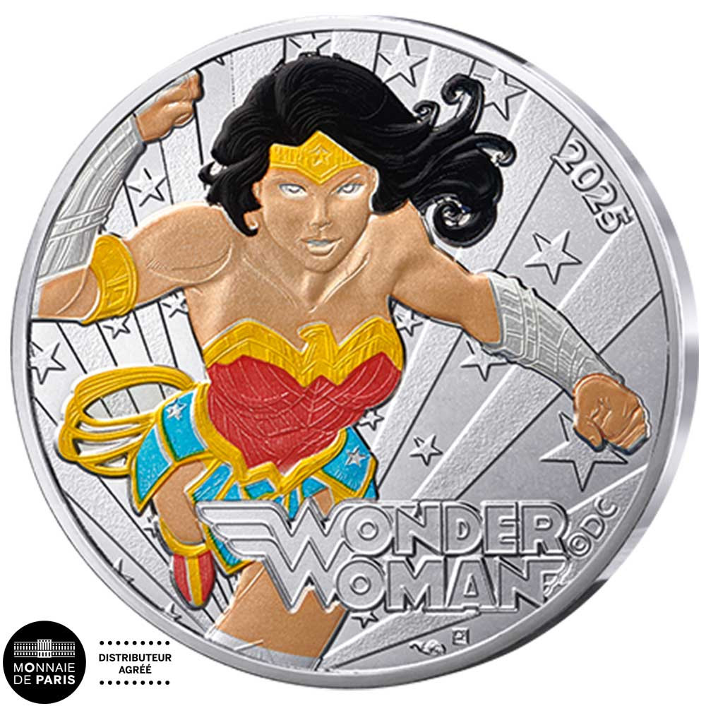 10 Euro 2025 France 2025 colorisée - Wonder Woman - DC Comics
