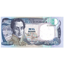 1000 Pesos Colombie - Simón...
