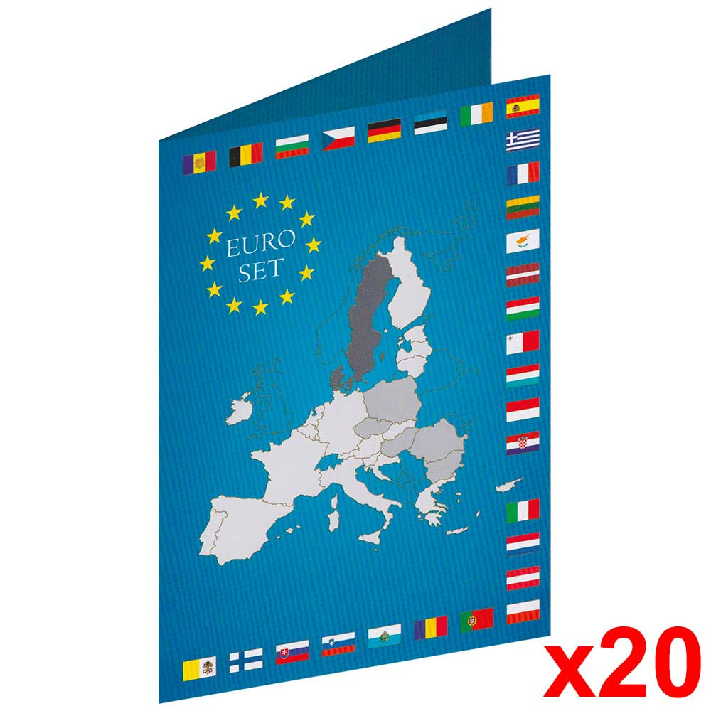 Lot de 20 Pochettes pour Séries d’Euros