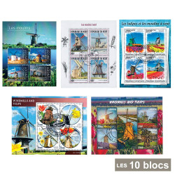 10 blocs-feuillets Moulins