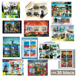 Lot 30 blocs-feuillets