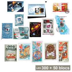 Lot de 50 blocs-feuillets +...
