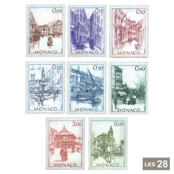 28 timbres Monaco d'autrefois