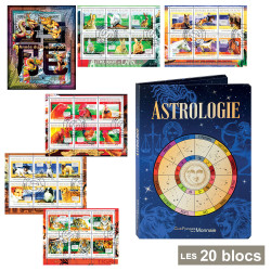 Lot 20 blocs-feuillets...