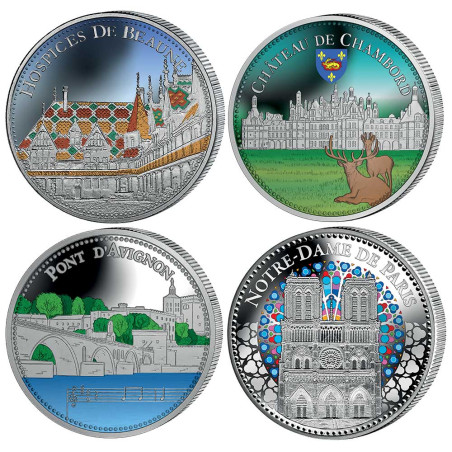 Coffret Trésor du Patrimoine colorisé