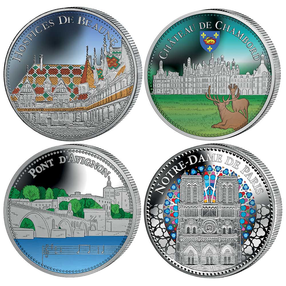 Coffret Trésor du Patrimoine colorisé