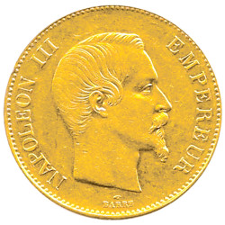 100 Francs Or Napoléon III...