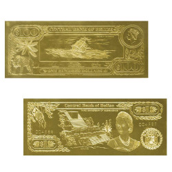 Lot 2 billets Or Belize