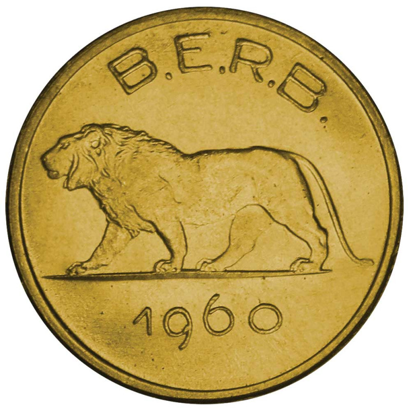 1 Franc Rwanda-Burundi - Lion - Trésor du Patrimoine