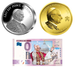Les 3 Monnaies Pape Léon XIV
