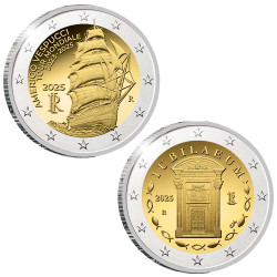Lot 2 x 2 Euro Italie BE 2025