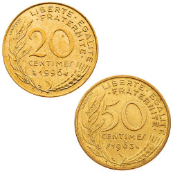 Lot des Centimes Marianne