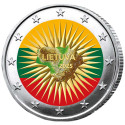 2 Euro Lituanie 2025 colorisées - Pour la Défense nationale