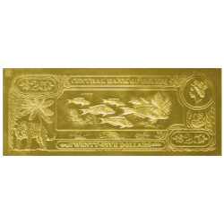 25 Dollars Or Belize 1984 -...
