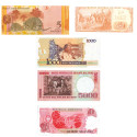 5 billets Amérique du Sud