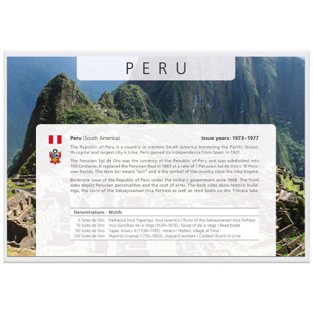 4 billets Pérou