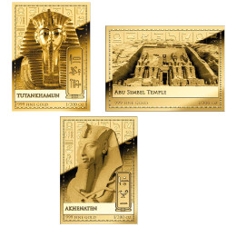 Lot 3 x 5000 Francs CFA Or