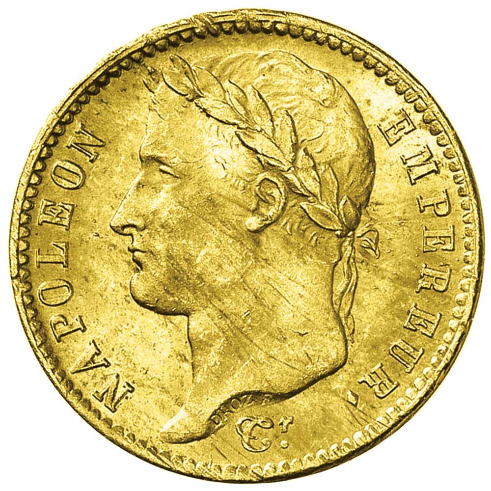 20 Francs Or Napol on Ier T te Laur e Tr sor Du Patrimoine