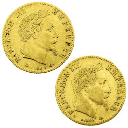 Coffret 5 et 10 Francs Or -...