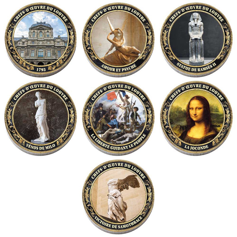 Coffret Chefs-d'œuvre du Louvre - Trésor du Patrimoine