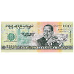 Billet Souvenir 100 Dollars...