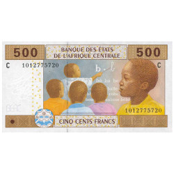 500 Francs Tchad 2002