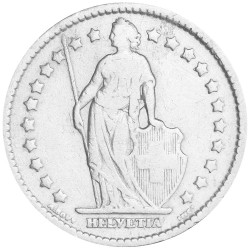 1 Franc Argent Suisse...