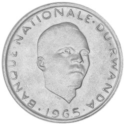 1 Franc Rwanda 1965